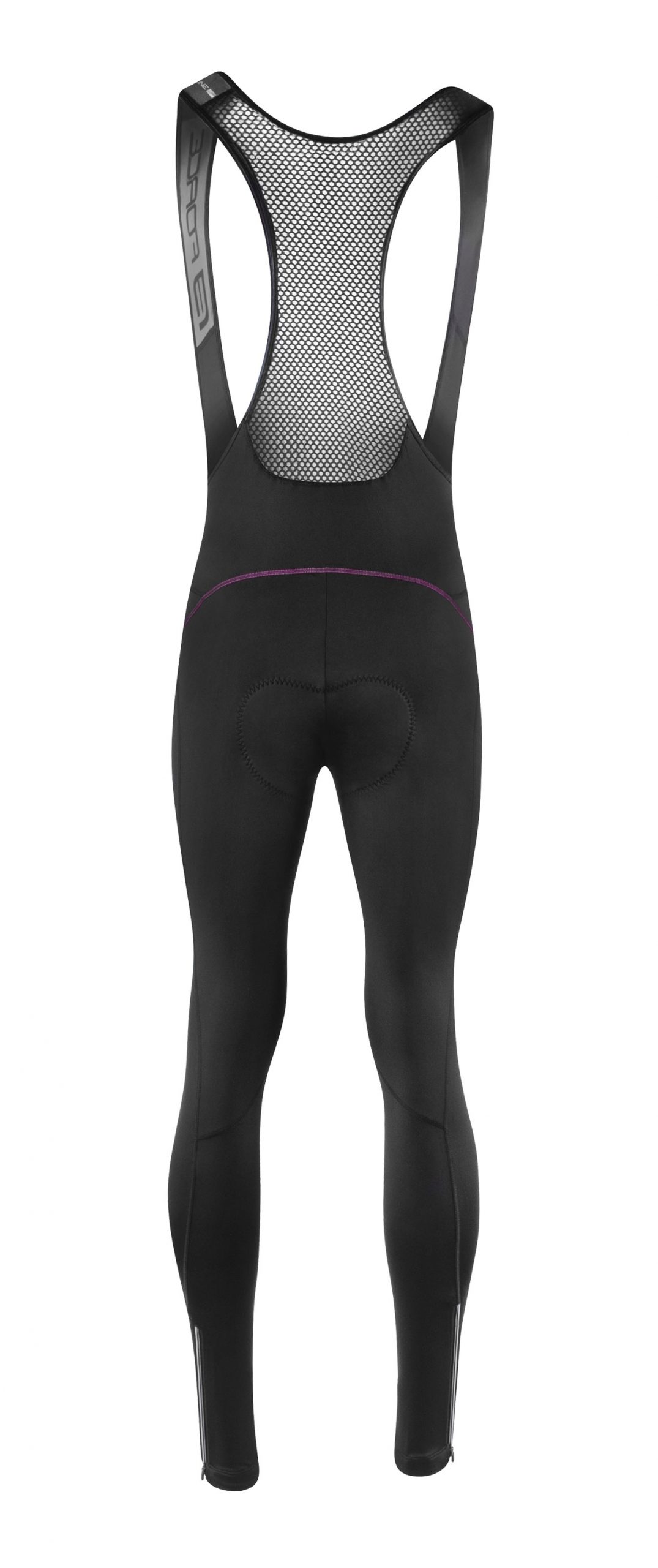 Force reflex line lady damskie ocieplane spodnie rowerowe czarne 900398 - Rozmiar: 2XL