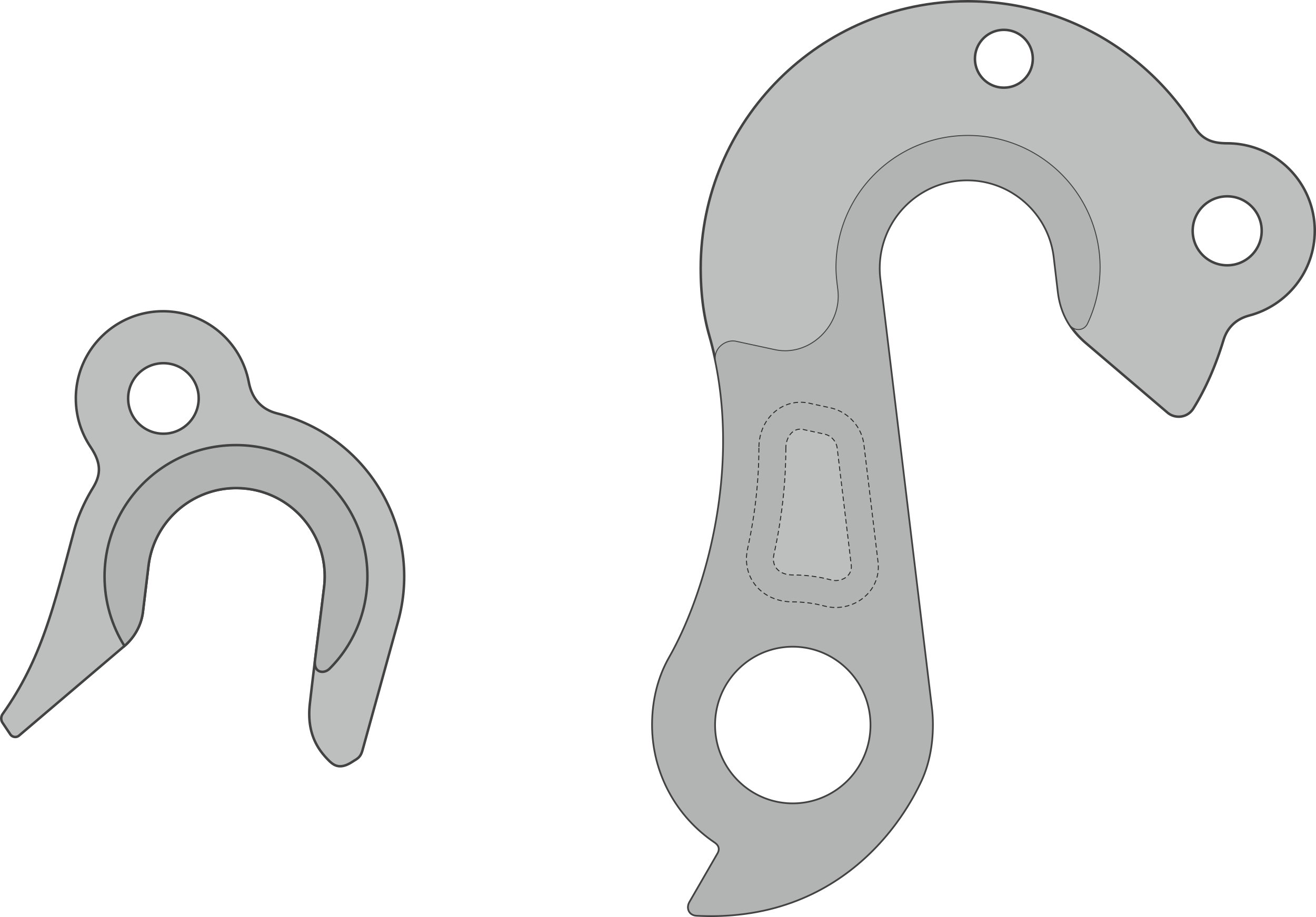 KROSS Hak przerzutki DP-30