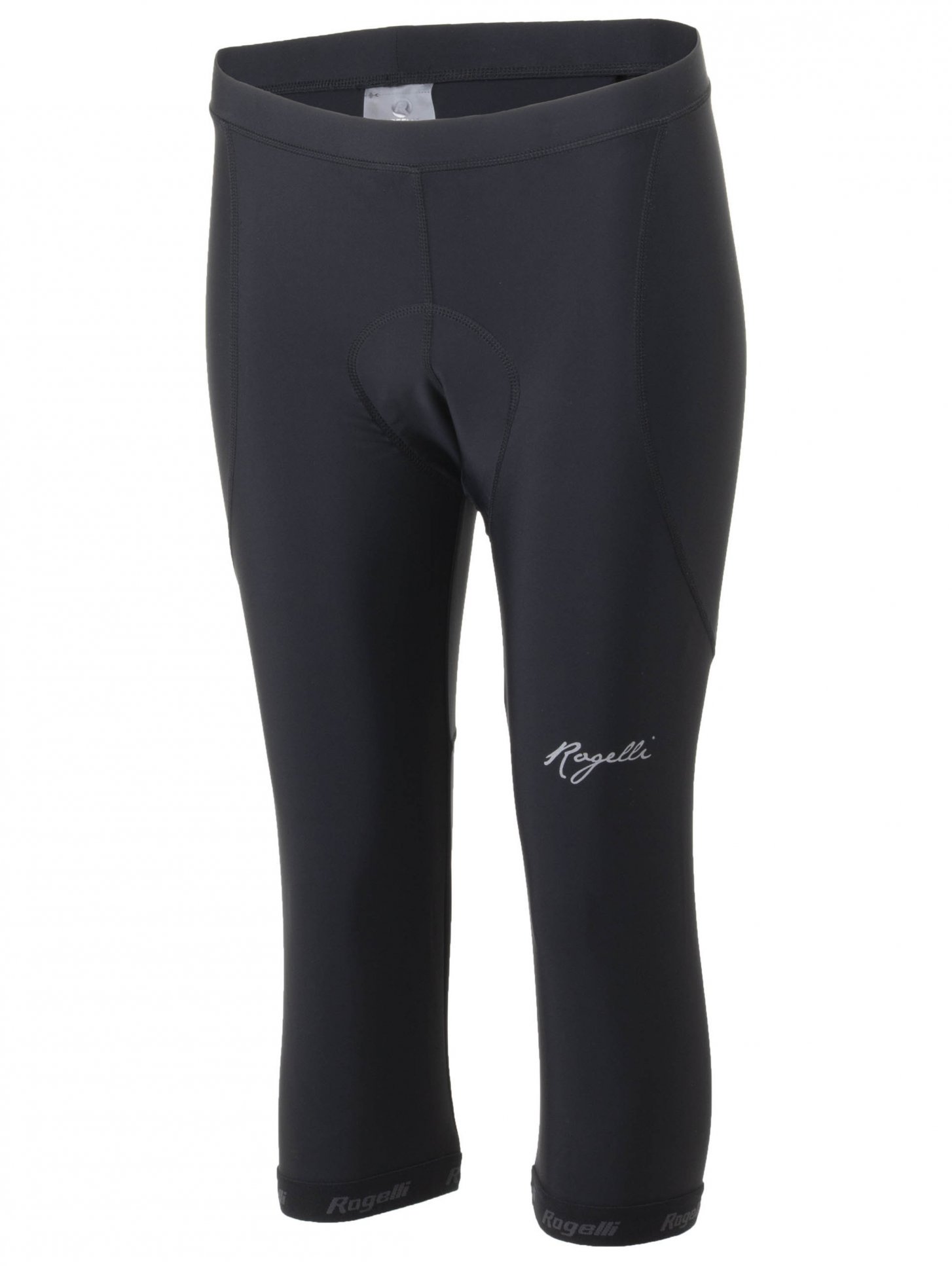 Rogelli bike 010.262 basic damskie spodenki rowerowe 3/4 czarne - Rozmiar: 2XL