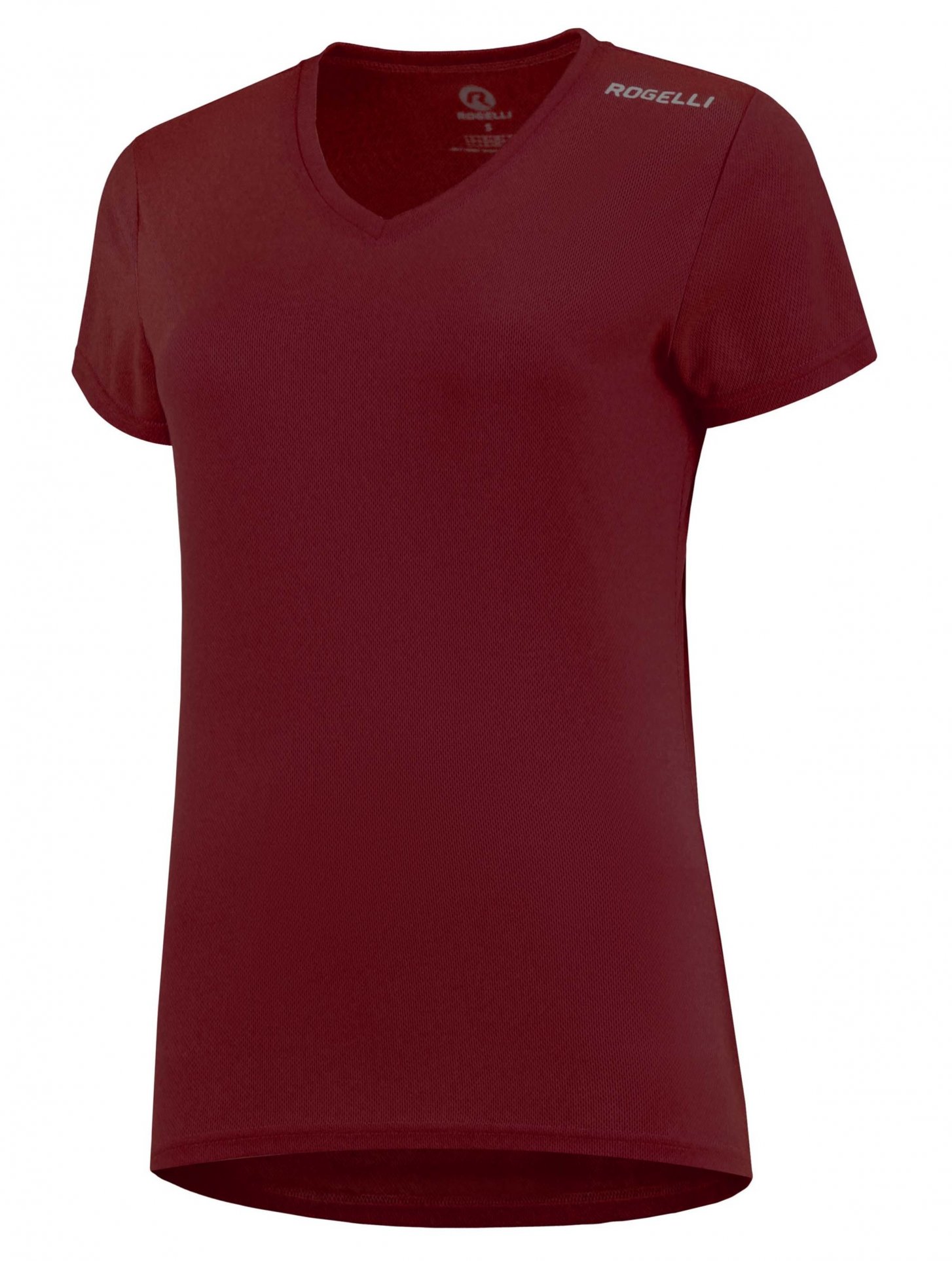Rogelli run promotion 801.228 damska koszulka do biegania bordowa - Rozmiar: 2XL