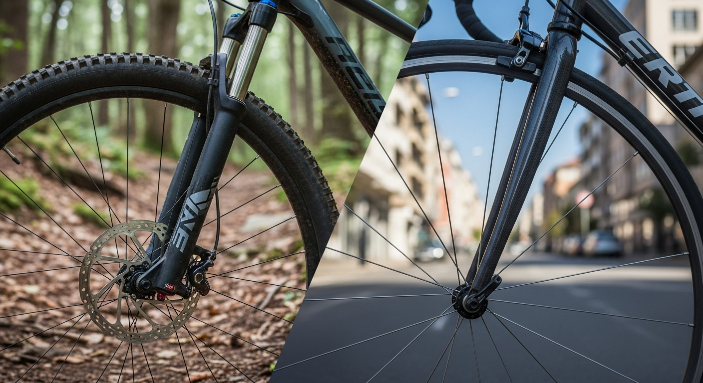 jaki widelec do roweru wybrać amortyzowany czy sztywny